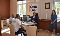 Kaymakamı Güldoğan, ‘Açık Kapı’da vatandaşları tek tek dinledi