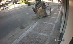 İzmir'de traktörden fırlayan tanker yayayı eziyordu