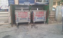 Yunusemre'de eski konteynerlere ‘yeniden hayat' veriliyor