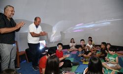 Yunusemre’de çocuklar uzayın derinliklerine yolculuk yaptı