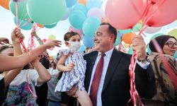 Zafer Bayramı'nda çocukların yüzü güldü
