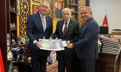 MHP İl Başkanı Savaş'tan Devlet Bahçeli'ye ziyaret