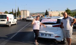 "Kanseri yendim, kutlamak için korna basın"