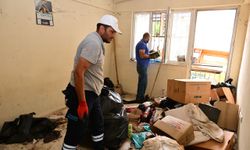 Manisa’daki çöp eve müdahale