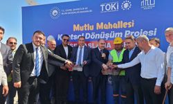 Manisa'da Mutlu Mahallesi kentsel dönüşüm için temel atma gerçekleşti