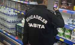 Şehzadeler zabıtasından zincir market denetimi