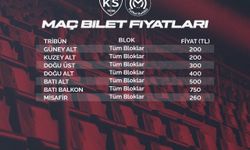 Kayserispor-Manisa FK maçının bilet fiyatları açıklandı