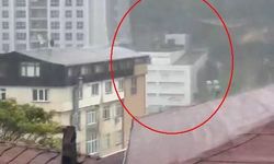 Şiddetli yağış sonrası korkutan görüntü! Sel böyle geldi