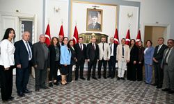 Vali Özkan muhtarları makamında ağırladı