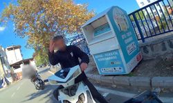 Ehliyetsiz sürücü motokurye'ye çarpıp kaçtı
