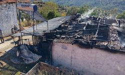 Aydın’da çıkan yangında bir ev küle döndü