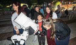 Demirci’de bilim festivali gökyüzü gözlemiyle sona erdi