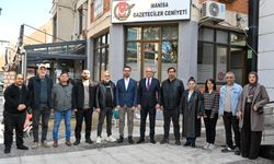 İl Müdürü Karayel'den Manisa Gazeteciler Cemiyeti'ne ziyaret