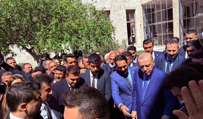 Meclis’te Saruhanlı Buluşması: Heyet Erdoğan'la görüştü