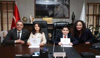 Başkan Şimşek 23 Nisan’ı çocuklarla beraber geçirdi