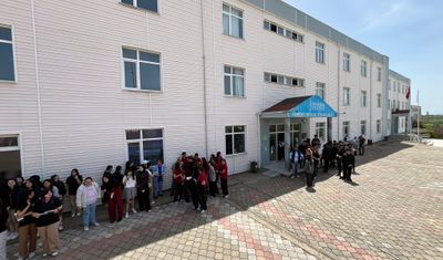 Manisalı öğrenciler depremi yaşadı