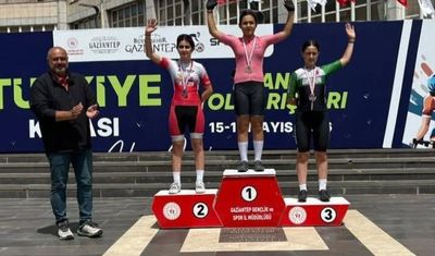 Akhisarlı pedallar Gaziantep’te zirveye çıktı