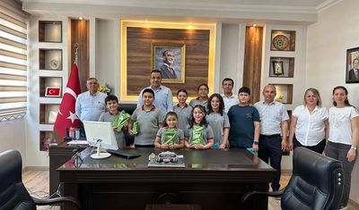 Sarıgöl’ün gururu öğrencilerden Kaymakam Dalak’a ziyaret