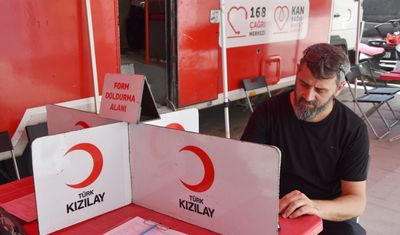 "Mahallenin Gücü Kan Bağışıyla Büyür"  kampanyası Manisa'da başladı