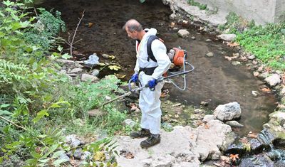 Manisa Büyükşehir ve MASKİ’den Çaybaşı Deresi’nde kış temizliği