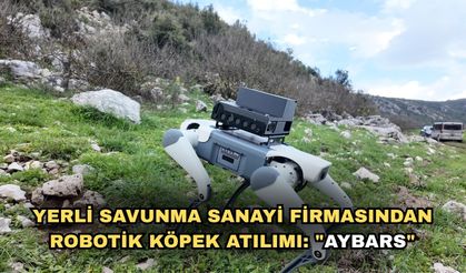 Yerli savunma sanayi firmasından robotik köpek atılımı: "AyBARS"