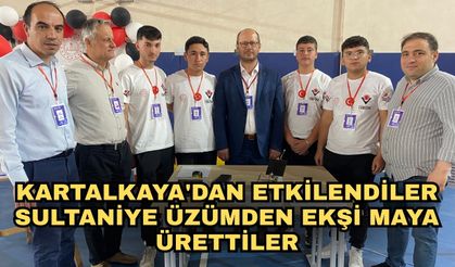 Kartalkaya'dan etkilendiler Sultaniye üzümden ekşi maya ürettiler