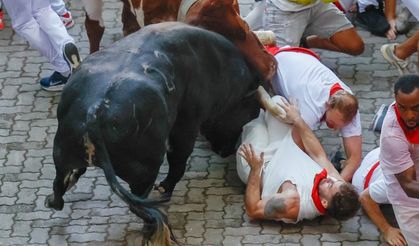 İspanya'da boğa koşularında 8 kişi yaralandı