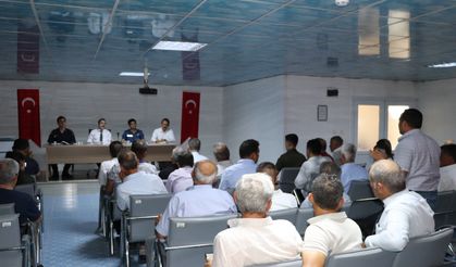 Orman yangınları riskini azaltmak için toplandılar