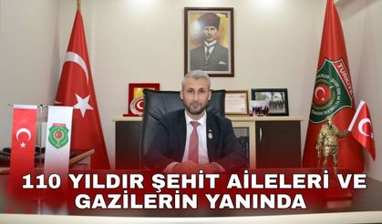 110 yıldır şehit aileleri ve gazilerin yanında