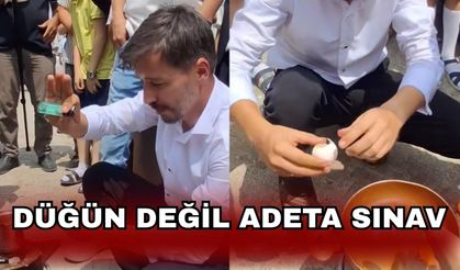 Düğün değil adeta sınav