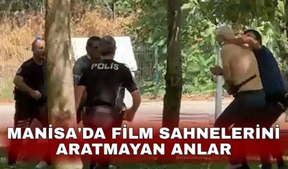 Manisa'da film sahnelerini aratmayan anlar