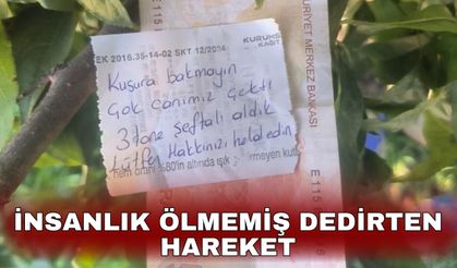 İnsanlık ölmemiş dedirten hareket