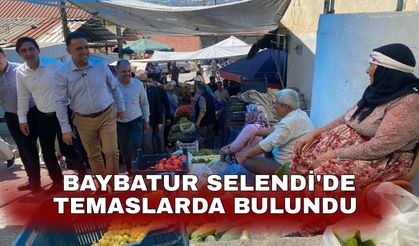 Baybatur Selendi'de temaslarda bulundu