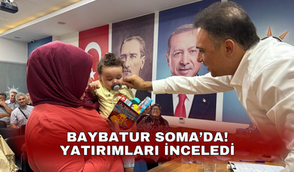 Baybatur Soma’da! Yatırımları inceledi