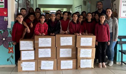 Ozanca'da ortaokulu öğrencilerinden gönüllere dokunan yardım eli