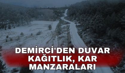 Demirci'den duvar kağıtlık, kar manzaraları