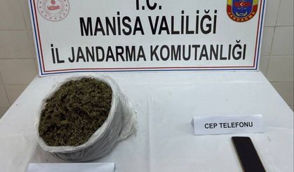 Gördes’te 2 kilo 352 gram kubar esrar ele geçirildi