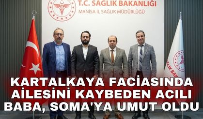 Kartalkaya faciasında ailesini kaybeden acılı baba, Soma'ya umut oldu
