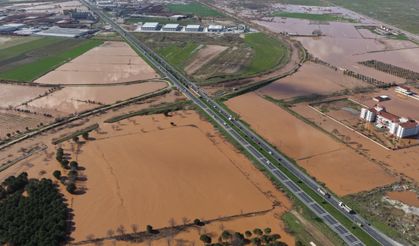 Salihli’de felaketin boyutu havadan görüntülendi