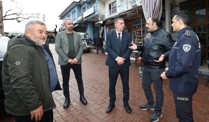 Şehzadeler Başkanı Şimşek sağanak sonrası sahada