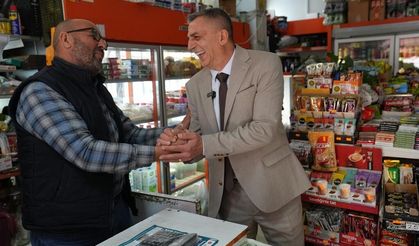 Başkan Şimşek, vatandaşın sorunlarını yerinde dinlendi