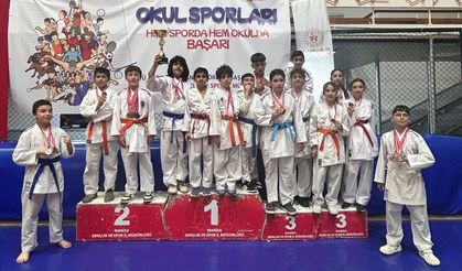 Alaşehirli karatecilerden 67 madalyalık büyük başarı