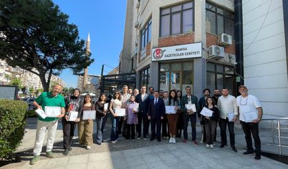 Manisalı Gazeteciler dron ehliyetlerini aldı