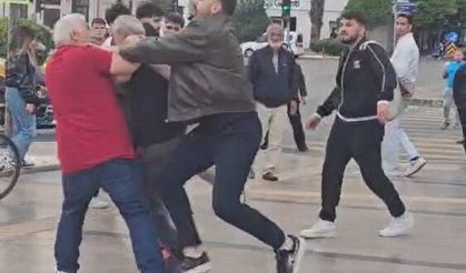 Eşinin gözü önünde darp edildi