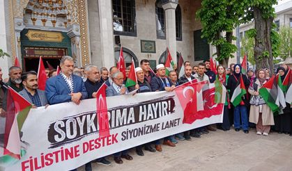 Manisa'da 'Sumud' protestosu!