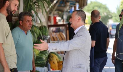Başkan Balaban Muradiye esnafının sorunlarını yerinde dinledi