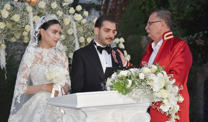 MAGİD Başkanı Burhanettin Yaşar'ın oğlu dünya evine girdi