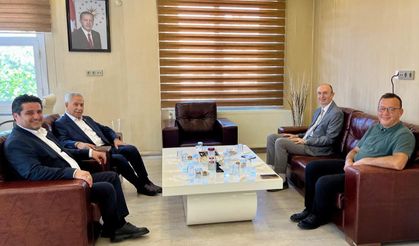 Bülent Arınç Kaymakam Yazar'ı ziyaret etti