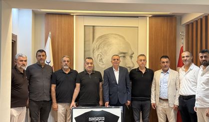 Manisaspor yönetiminden Başkan Şimşek’e ziyaret