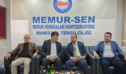 AK Parti’li Selim Gültekin’den Memur-Sen Manisa’ya Ziyaret
